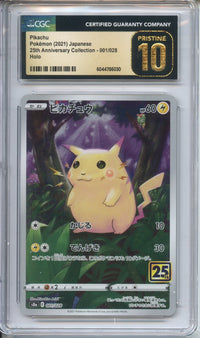 Pokemon Graded: JP Celebrations Pikachu CGC 10
