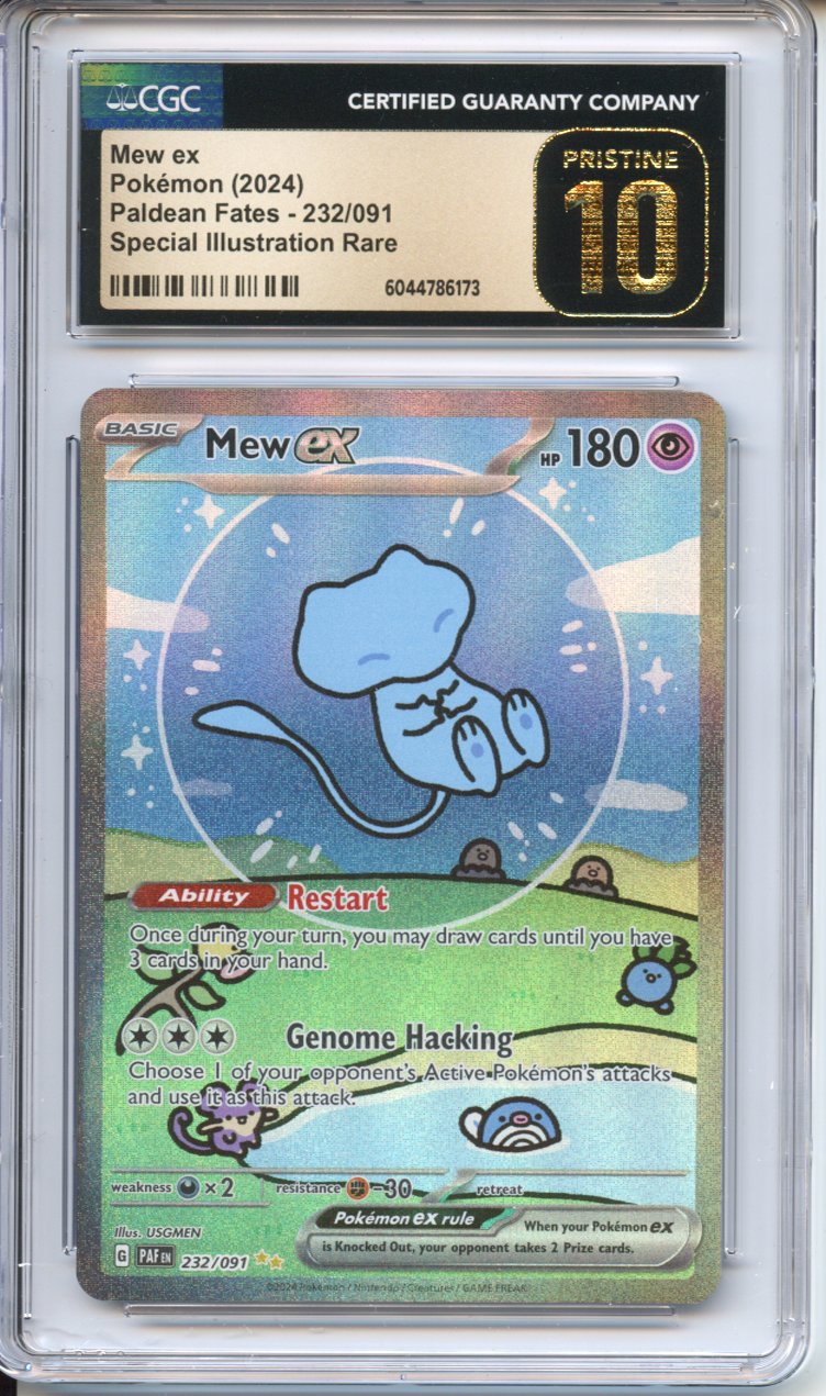 Pokemon Graded: Shiny Mew ex CGC