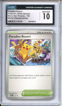 Pokemon Graded: Paradise Resort German CGC 10