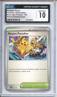 Pokemon Graded: Paradise Resort Italian CGC 10