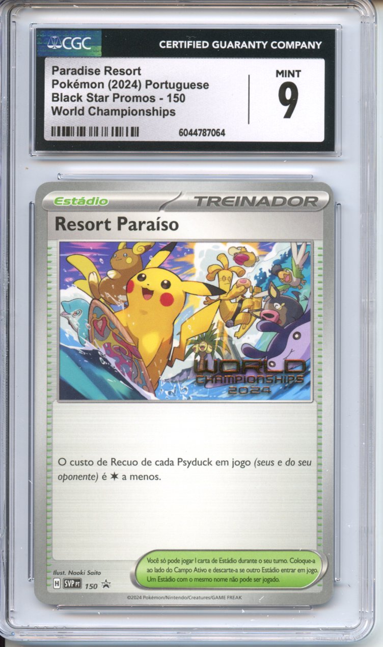Pokemon Graded: Paradise Resort Portugese CGC 9