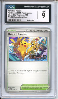 Pokemon Graded: Paradise Resort Portugese CGC 9