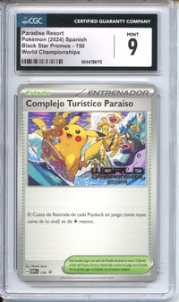 Pokemon Graded: Paradise Resort Spanish CGC 9