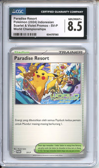 Pokemon Graded: Paradise Resort Indonesian CGC 8.5