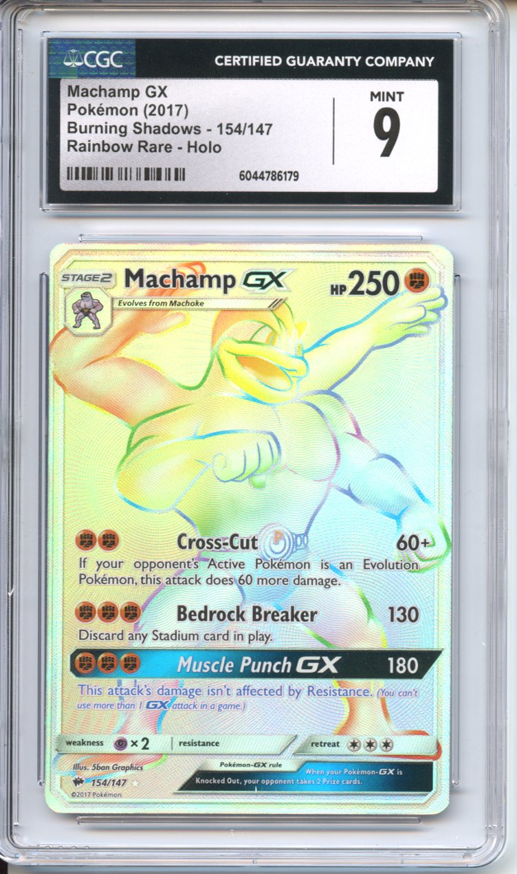 Pokemon Graded: Machamp GX CGC 9