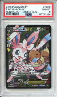 Pokemon Graded: Sylveon EX PSA 8