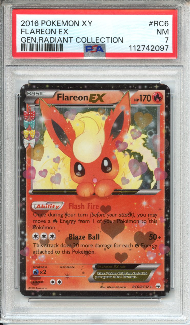 Pokemon Graded: Flareon EX PSA 7