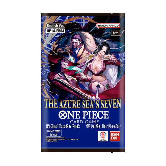 One Piece: The Azure Seas Seven Sleeved Booster Pack (OP-14)