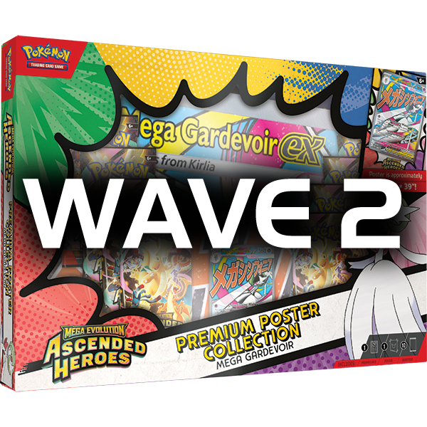 Pokemon: Mega Evolution 2.5: Ascended Heroes: Premium Poster Collection (Wave 2 - Ships by April 30th)