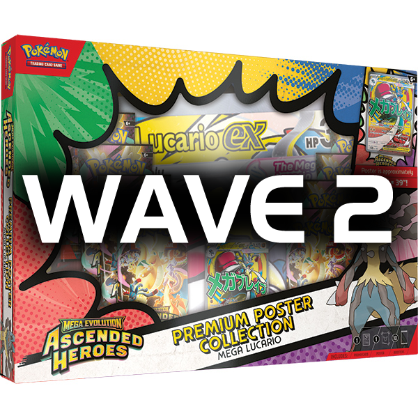Pokemon: Mega Evolution 2.5: Ascended Heroes: Premium Poster Collection (Wave 2 - Ships by April 30th)