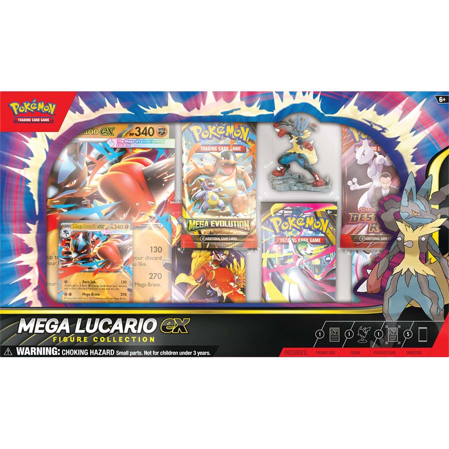 Pokemon: Mega Lucario ex Figure Collection Double Infinity Gaming Pokemon: Mega Lucario ex Figure Collection Double Infinity Gaming