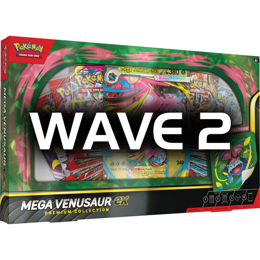 Pokemon: Mega Venusaur ex Premium Collection (WAVE 2) – Double