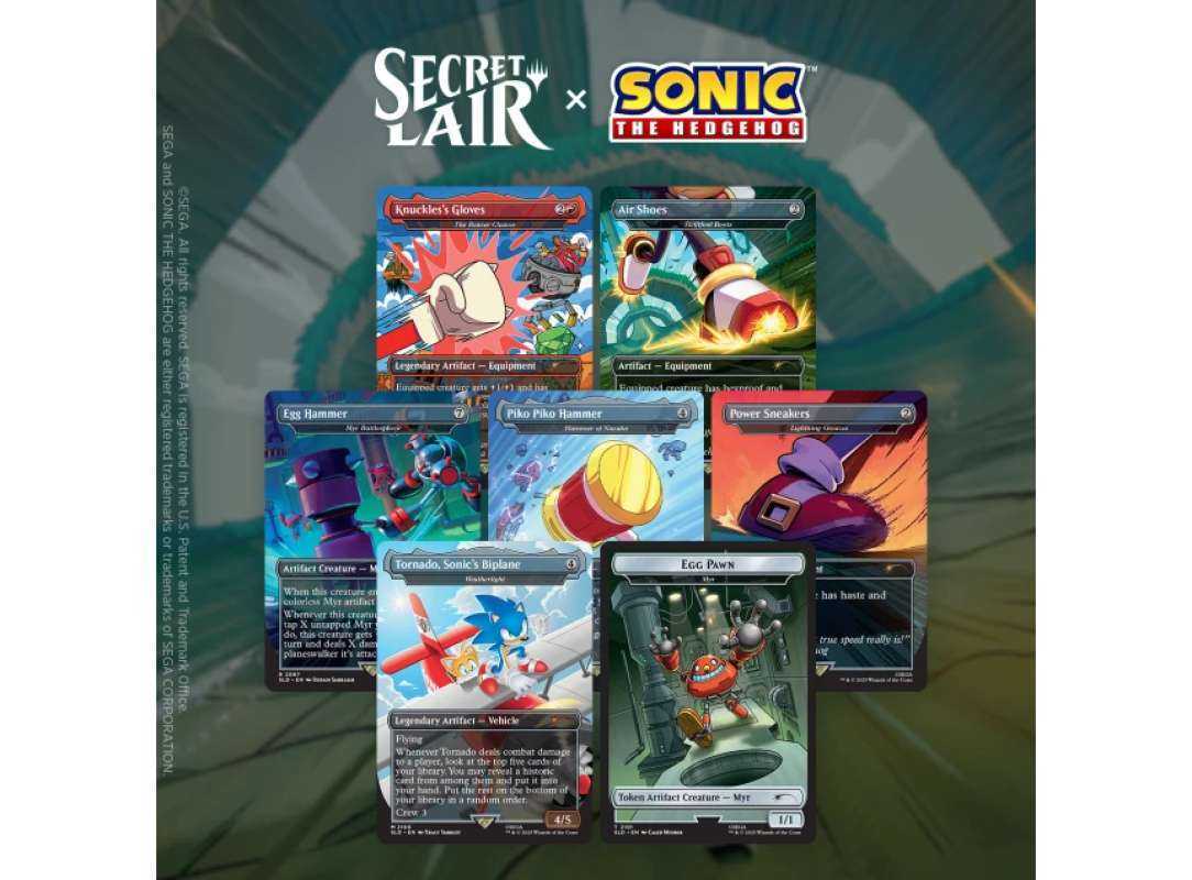 Magic the Gathering: Secret Lair x Sonic the Hedgehog Superdrop: Turbo Gear (Non-Foil)