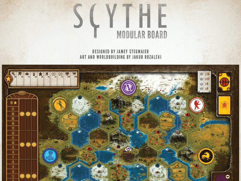 Board Games: Scythe: Modular Board