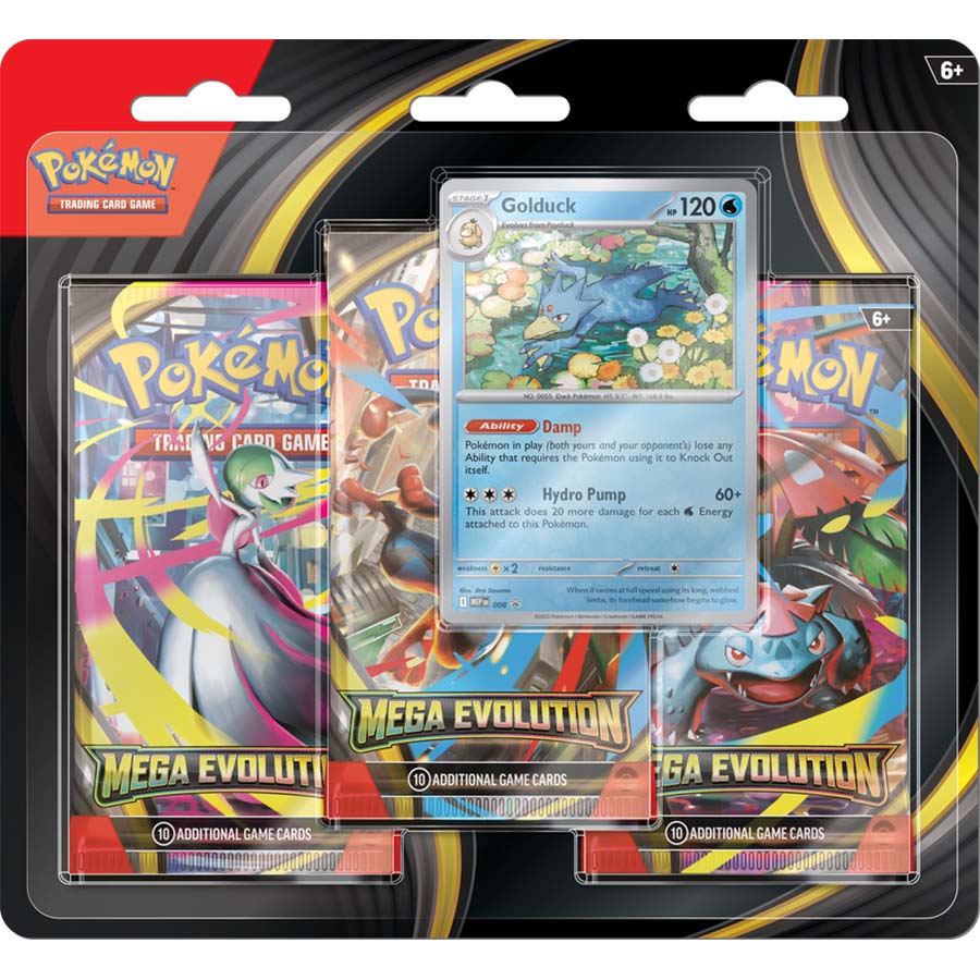 Pokemon - Mega Evolution 3-Pack Blister Pokemon - Mega Evolution 3-Pack Blister