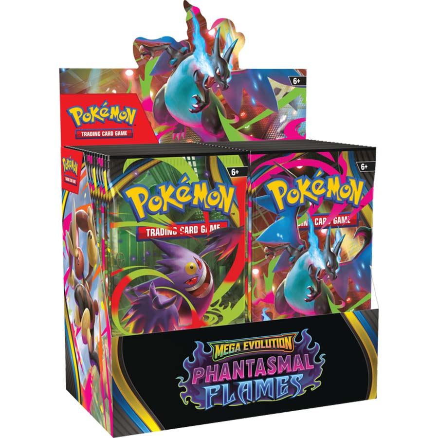 Pokemon Mega: Phantasmal Flames Booster Box Pokemon Mega: Phantasmal Flames Booster Box