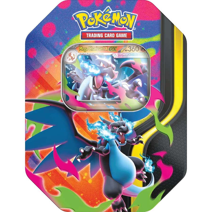 pokemon card tins Pokemon Mega Charizard Tin