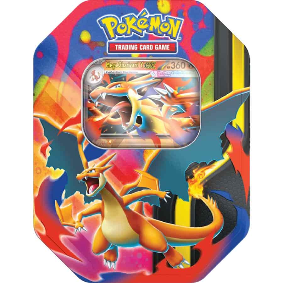 Pokemon Tcg: Mega Charizard Tin Pokemon Tcg: Mega Charizard Tin
