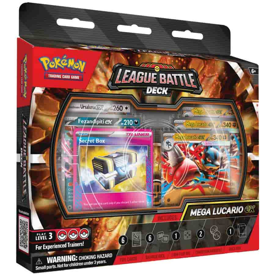 Pokemon Tcg: Mega Lucario Ex League Battle Deck (Presale - Expected Release Date June 19th, 2026)