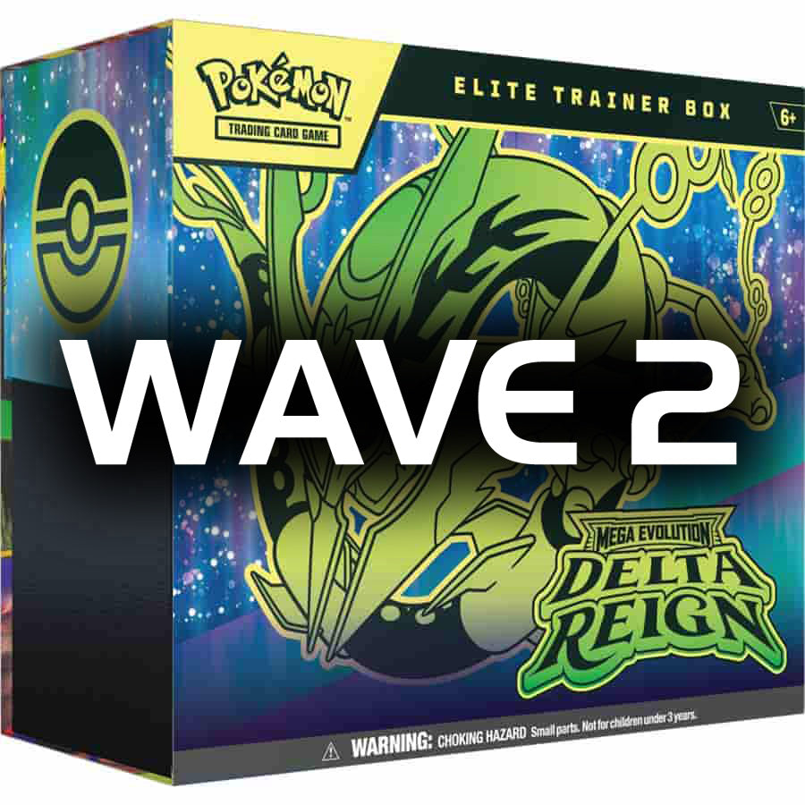 WAVE 2 Pokemon: Mega Evolution Delta Reign (ME06) Elite Trainer Box - (WAVE 2 - Ships by January 31st)