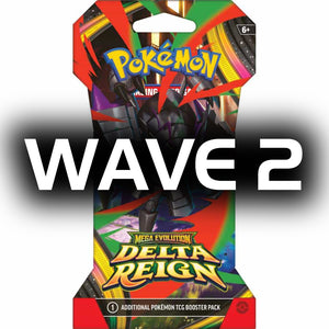 WAVE 2 Pokemon: Mega Evolution Delta Reign (ME06) Sleeved Booster Pack - (WAVE 2 - Ships by January 31st)