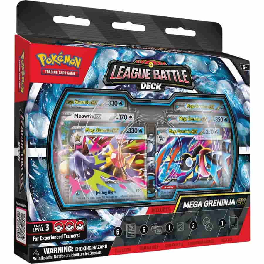 Pokemon Tcg: Mega Greninja Ex League Battle Deck (Presale - Expected Release Date December 11th, 2026)