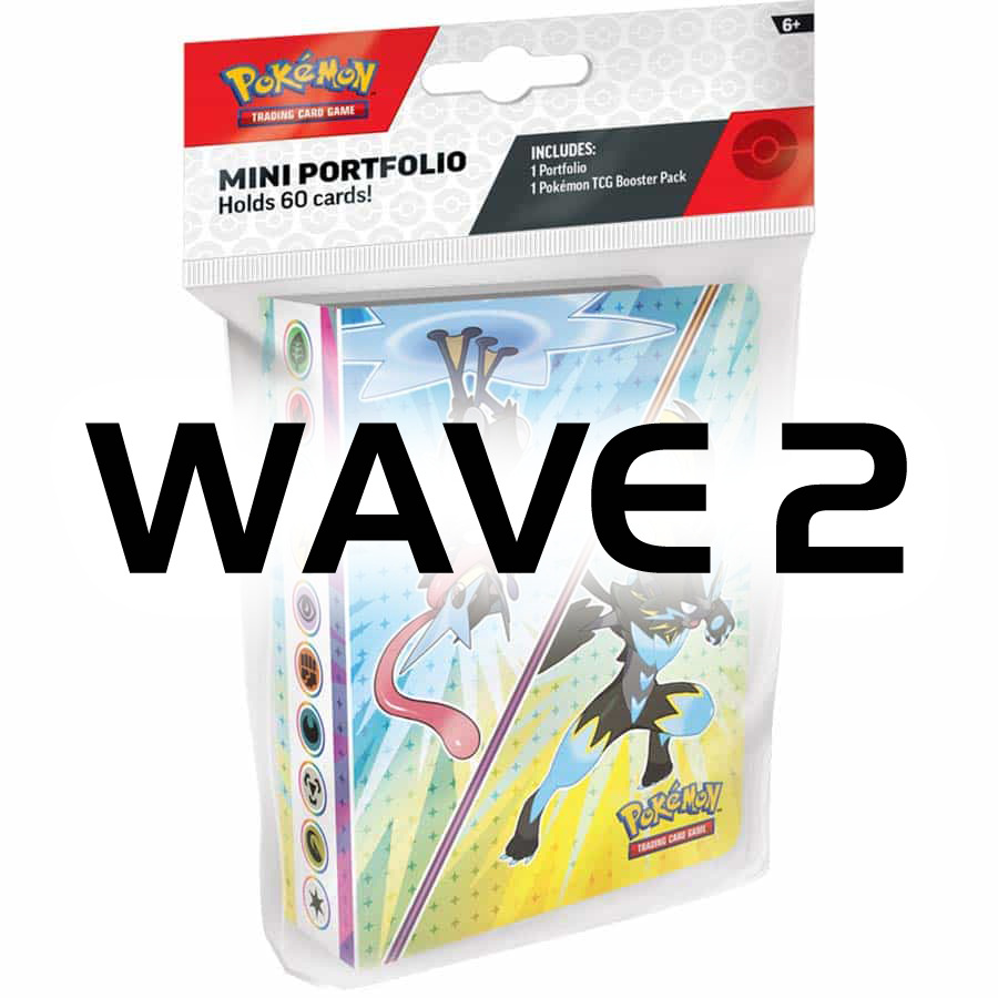 WAVE 2 Pokemon: Mini Portfolio (Q4 2026) - (1 Pitch Black Booster Pack) (WAVE 2 - Ships by November 30th, 2026)