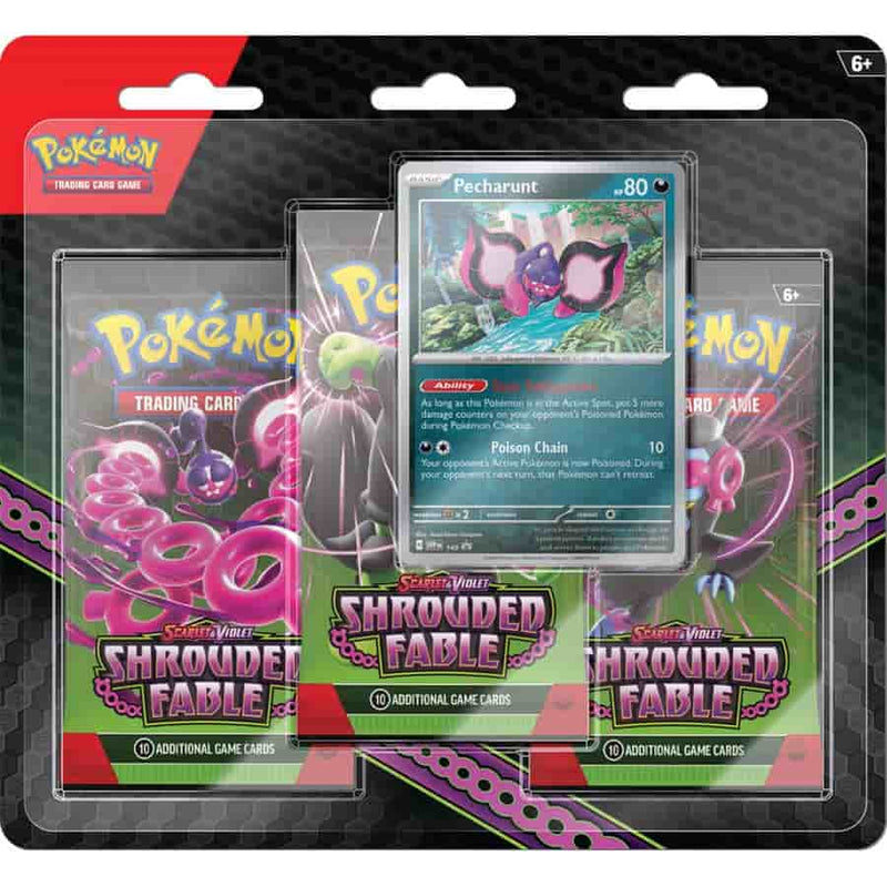 Pokemon: Shrouded Fable: Three Pack Blister – Double Infinity Gaming