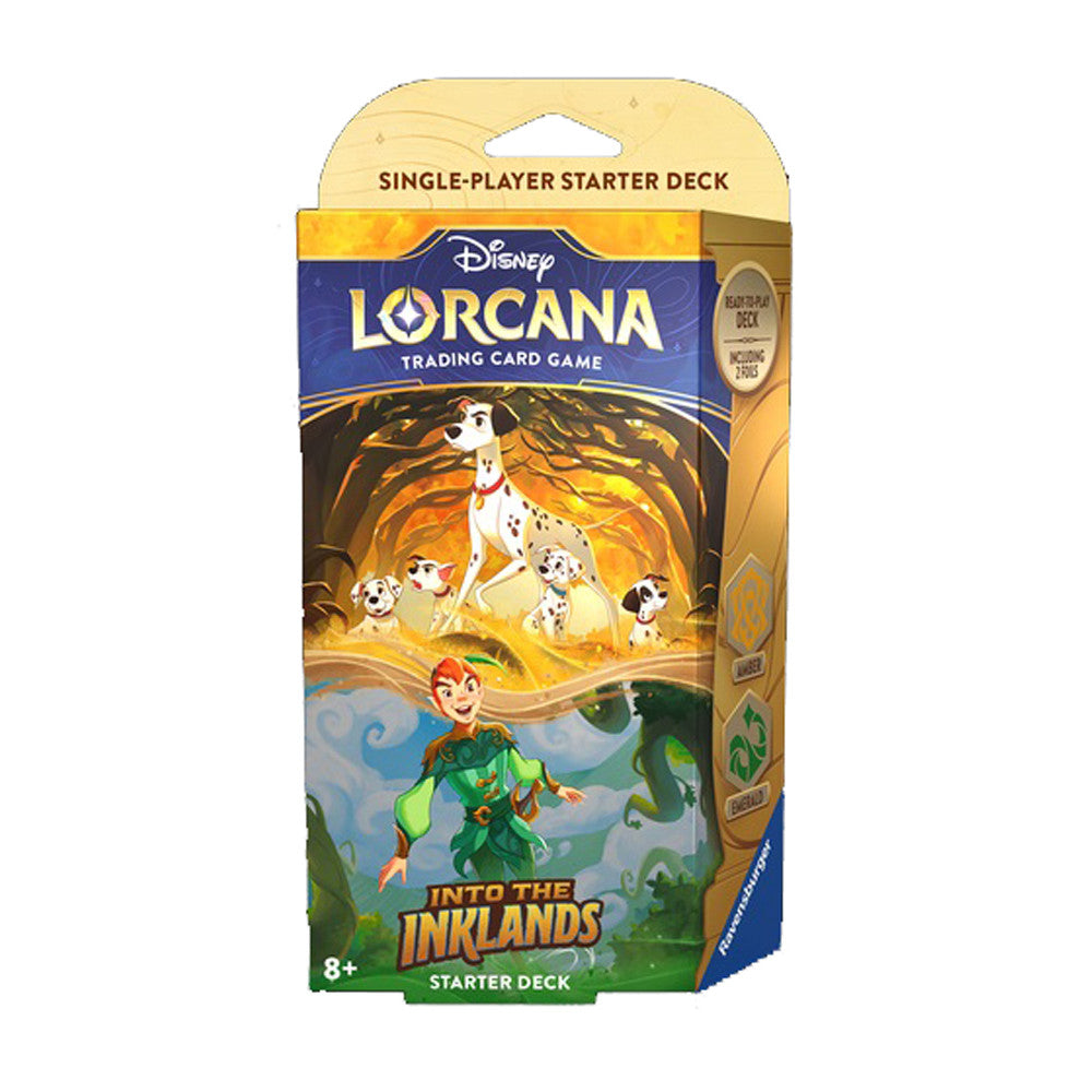 disney lorcana inklands card list Disney Lorcana Into the Inklands Amber & Emerald Starter Deck