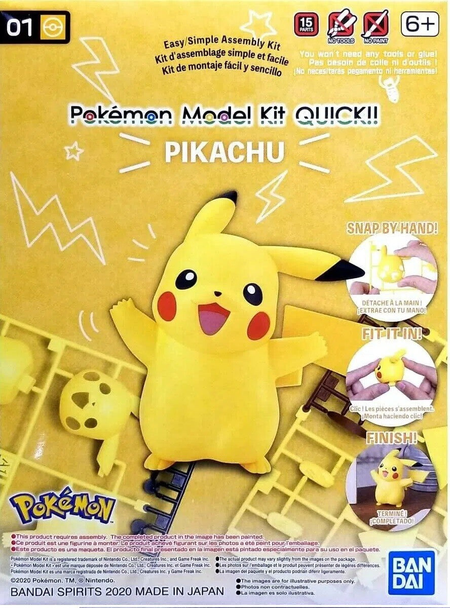 Pokemon: Model Kit QUICK!! - Pikachu