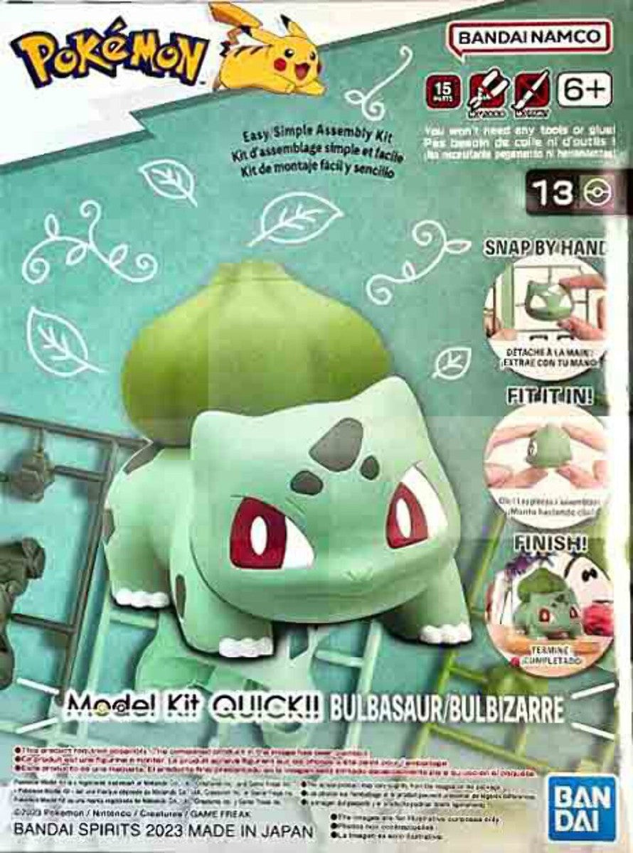 Pokemon: Model Kit QUICK!! - Bulbasaur