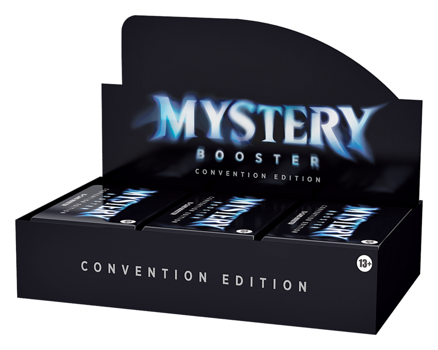mystery booster display box Pack (Convention Edition 2021) Lead Designer Gavin Verhey worked to make this a love letter to Magic superfans. What is a Mystery Booster?