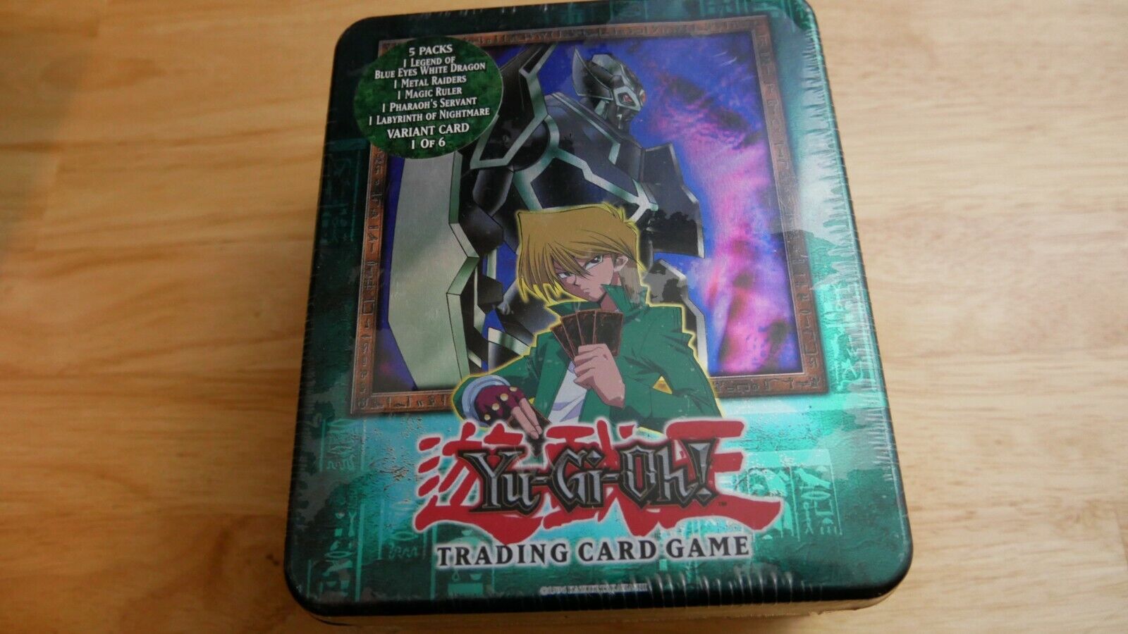Yugioh: 2003 Yugioh Joey Gearfried The Iron Knight Tin Factory Sealed Double Infinity Gaming Yugioh: 2003 Yugioh Joey Gearfried The Iron Knight Tin Factory Sealed Double Infinity Gaming