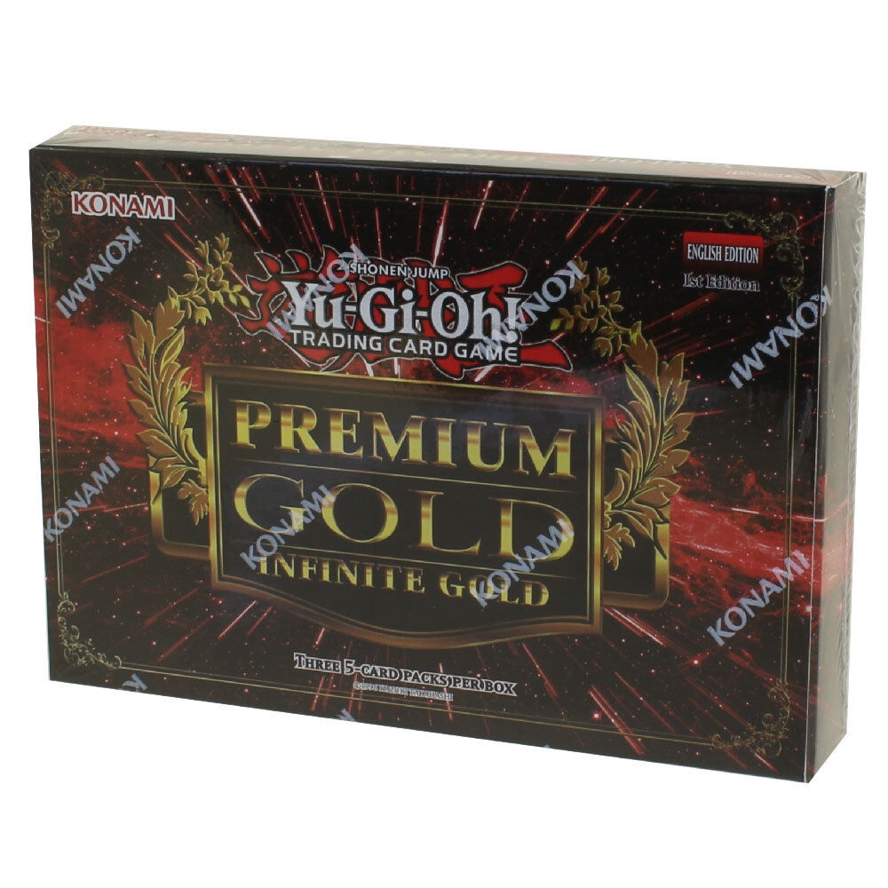 Premium Gold outlet - 3x 5 card packs - Yugioh - The King of Bling