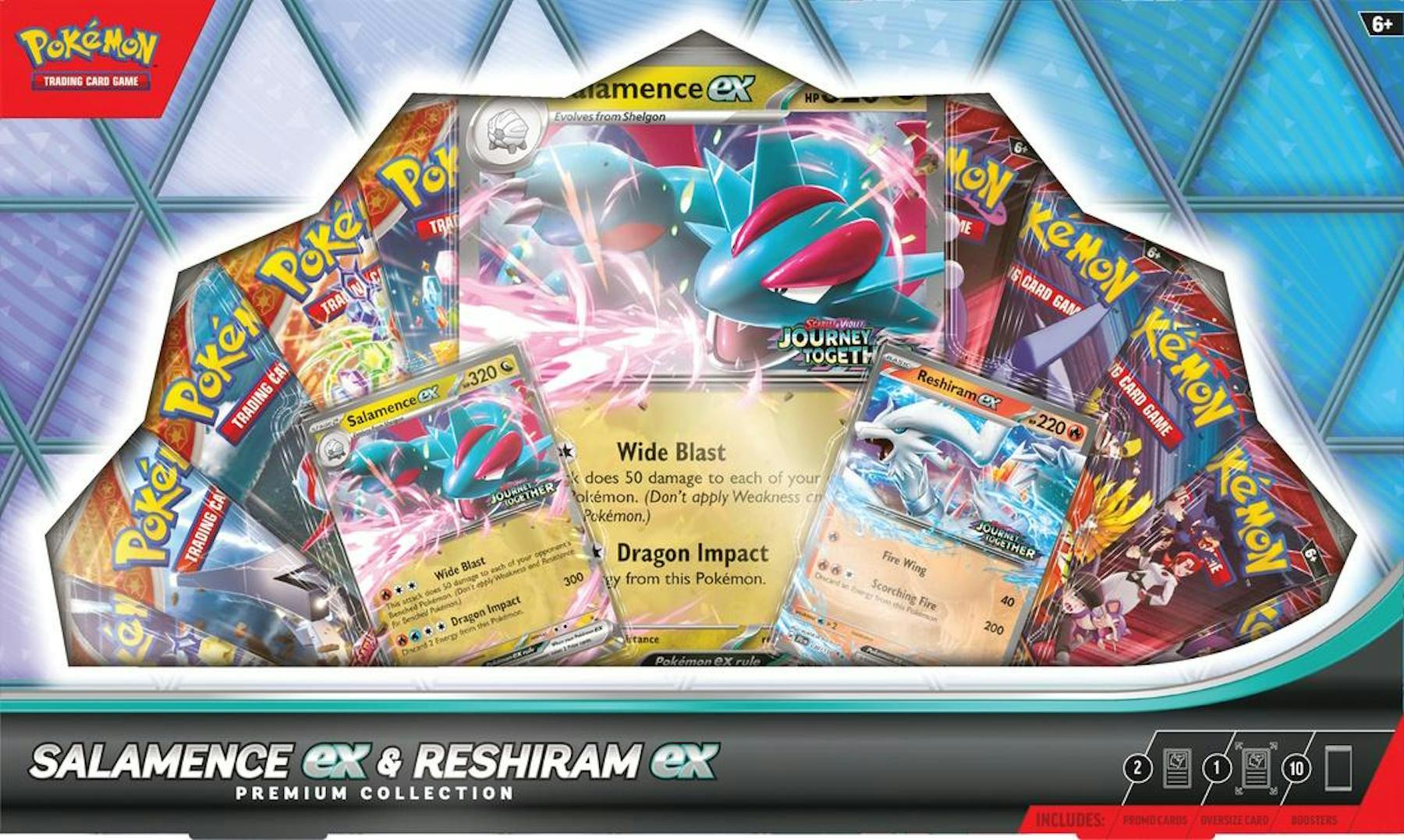 Pokemon: Salamence ex & Reshiram ex Premium Collection Double Infinity Gaming Pokemon: Salamence ex & Reshiram ex Premium Collection Double Infinity Gaming