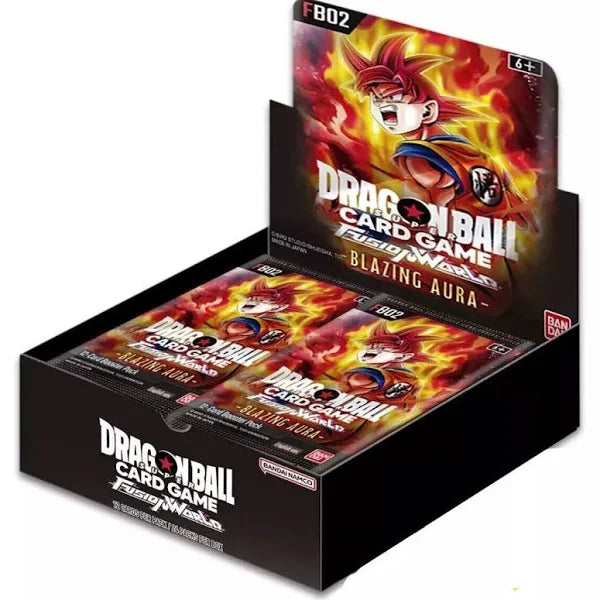 Dragon Ball Fusion World FB02 Blazing Aura Booster Box Double Infinity Gaming Dragon Ball Fusion World FB02 Blazing Aura Booster Box Double Infinity Gaming
