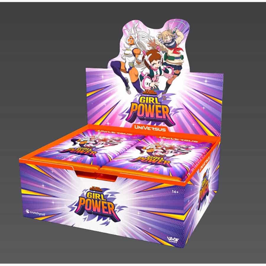 Universus CCG: My Hero Academia Series 7: Girl Power Booster Display (24Ct) Universus CCG: My Hero Academia Series 7: Girl Power Booster Display (24Ct)