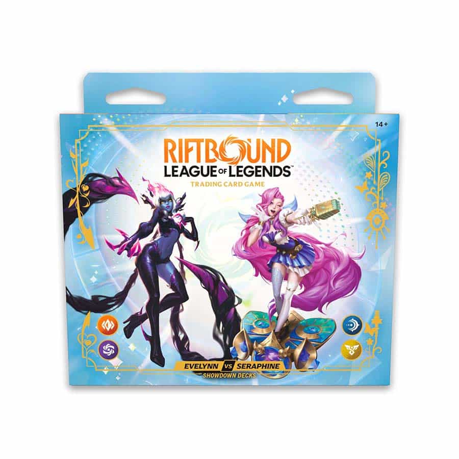 Riftbound: Radiance - Showdown Deck: Evelynn vs Seraphine - (Presale: Expected Release Date: October 23rd, 2026)