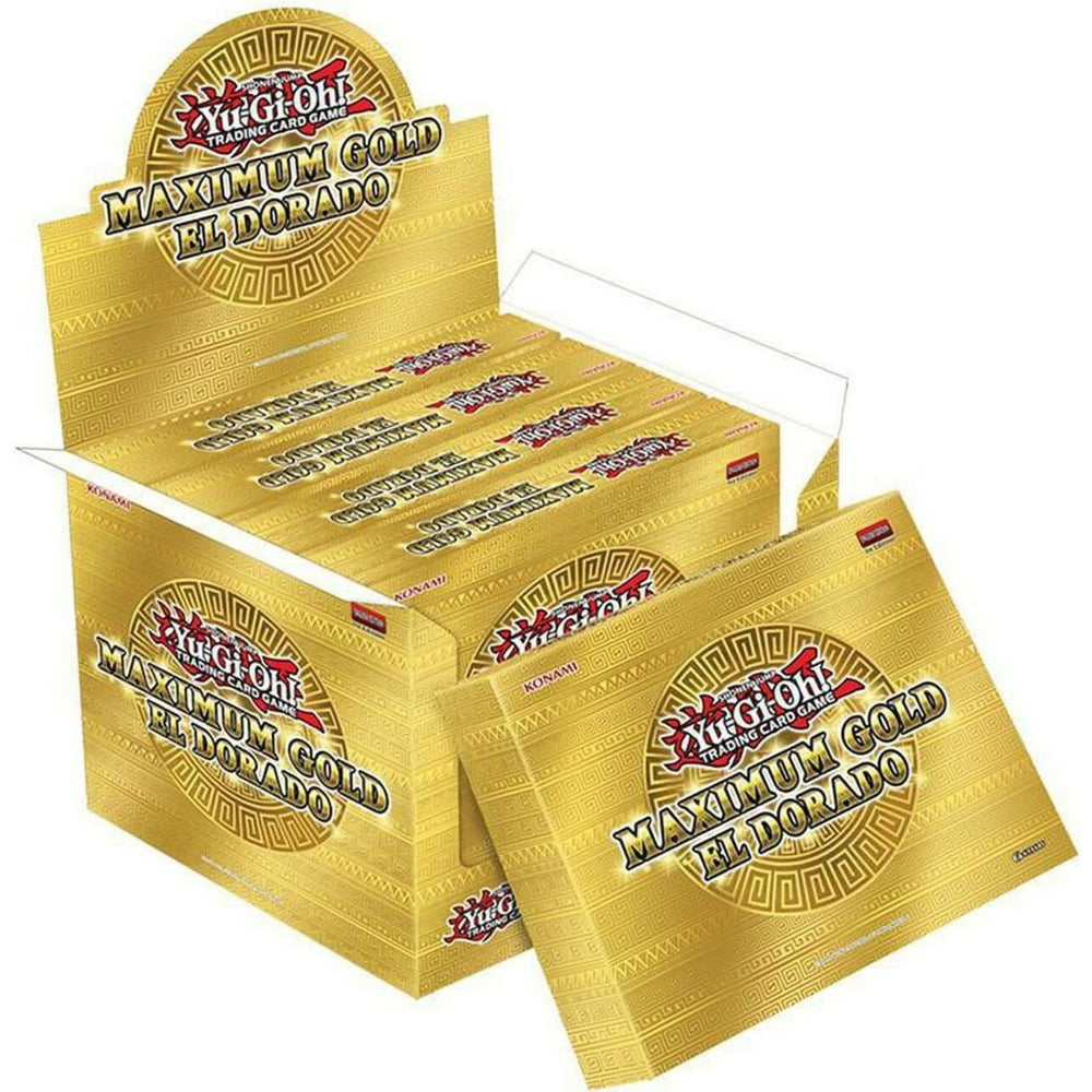yugioh maximum gold box card list Yugioh: Yu-Gi-Oh Trading Game El Dorado DISPLAY [5 MINI Boxes (20 Booster Packs)] gwent cards Style:Kanto Magic the Gathering Final high-quality game mat